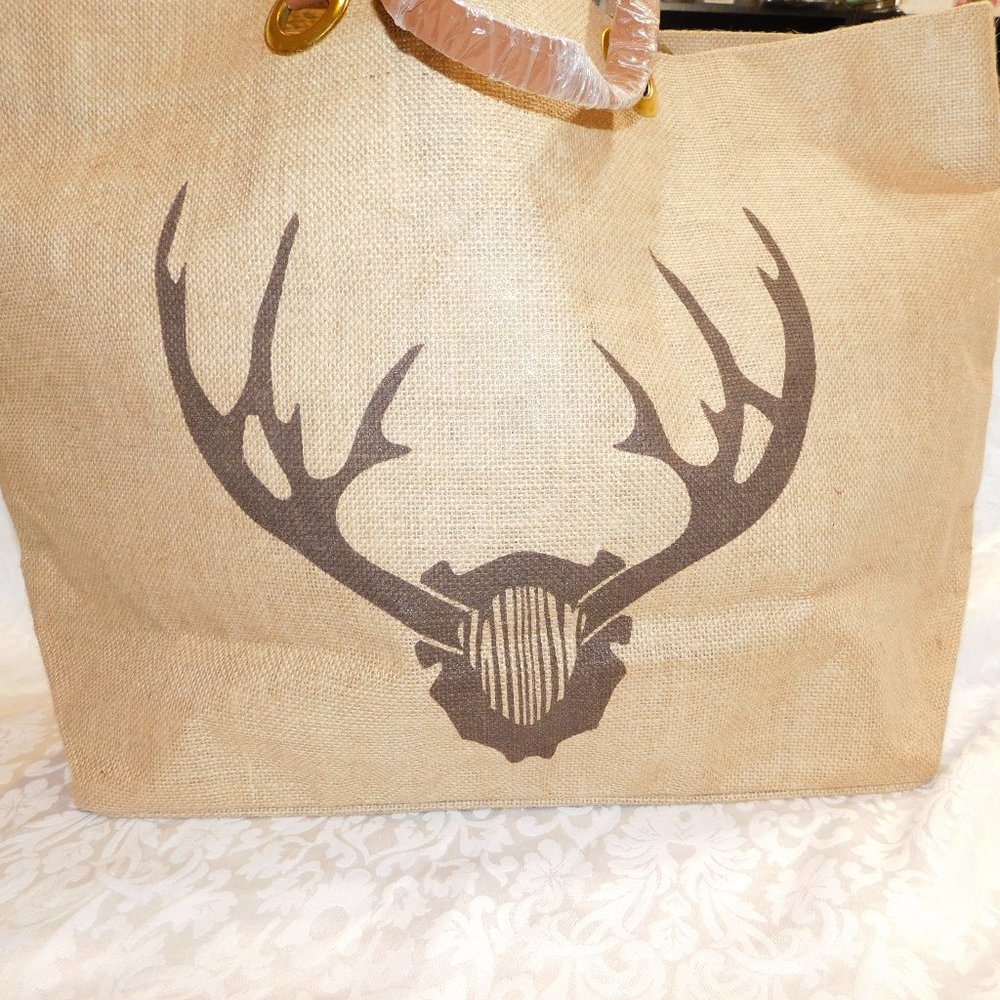 Mud Pie, Tote bag, Color- Tan